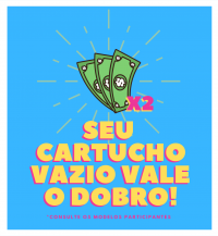 Compramos Cartuchos Vazios